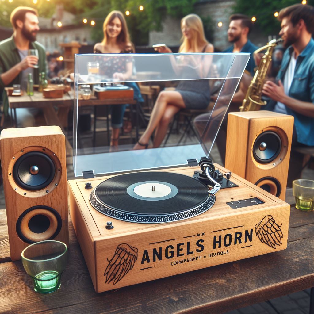 ANGELS HORN Vinyl Record Player