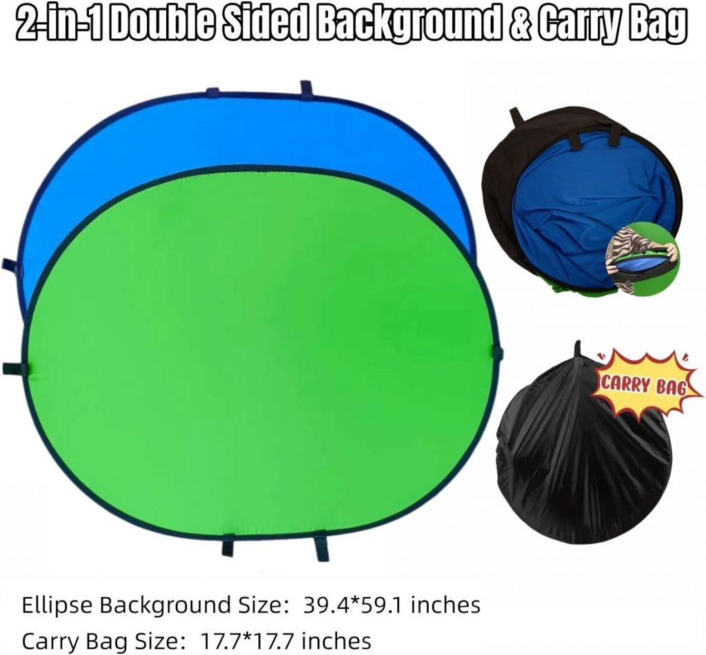 Green Screen with Carrying Bag